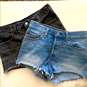 Levi Denim Cut-Off Shorts